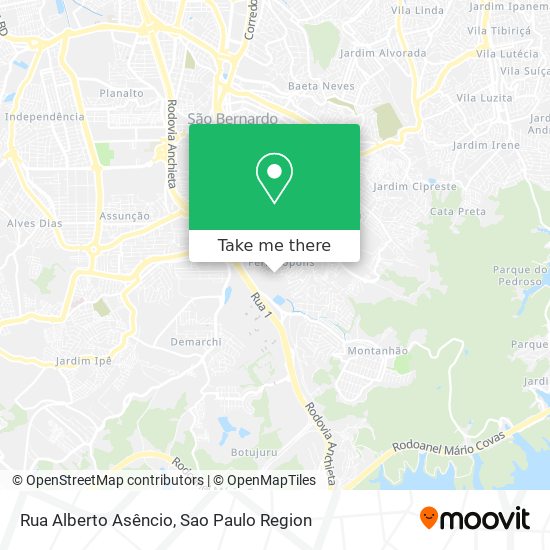Rua Alberto Asêncio map