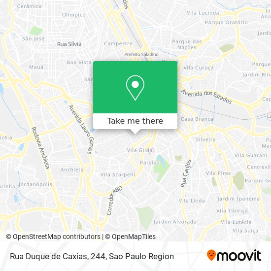 Mapa Rua Duque de Caxias, 244