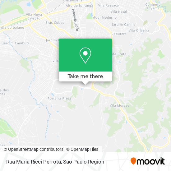 Mapa Rua Maria Ricci Perrota