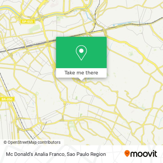 Mc Donald's Analia Franco map