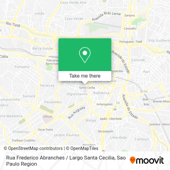 Rua Frederico Abranches / Largo Santa Cecilia map