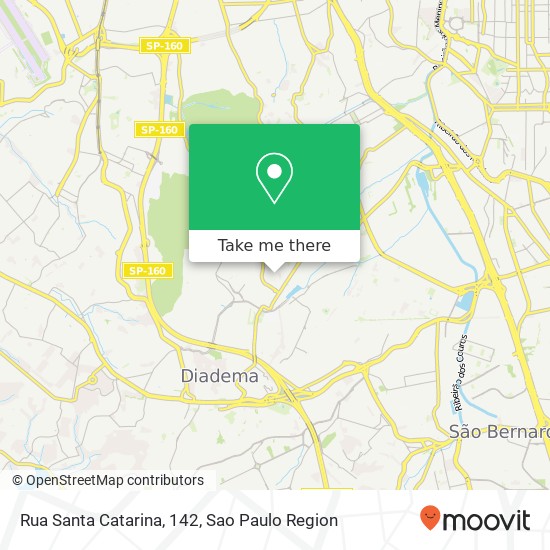 Mapa Rua Santa Catarina, 142