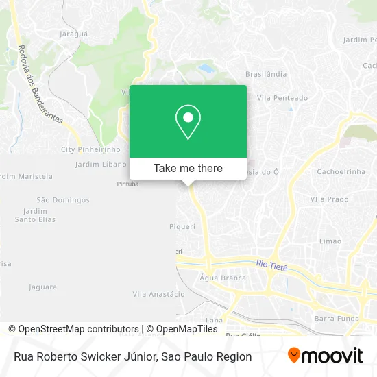 Rua Roberto Swicker Júnior map