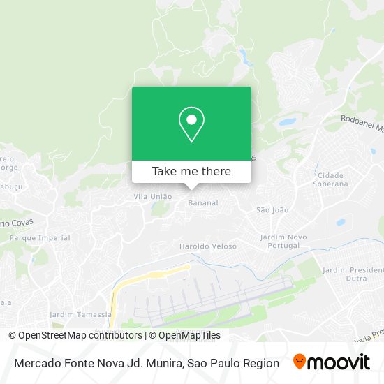 Mercado Fonte Nova Jd. Munira map