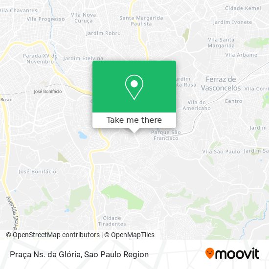 Praça Ns. da Glória map