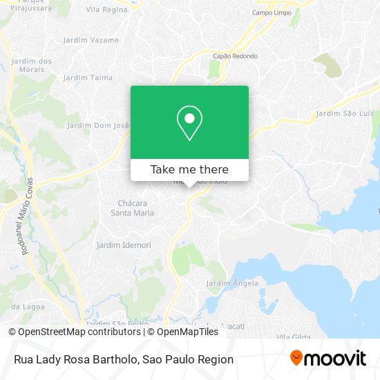 Rua Lady Rosa Bartholo map