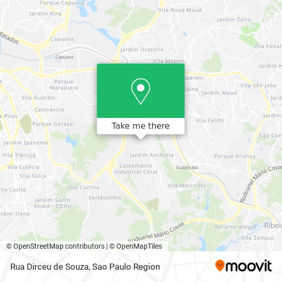 Rua Dirceu de Souza map