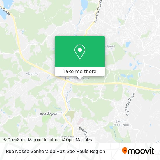 Rua Nossa Senhora da Paz map