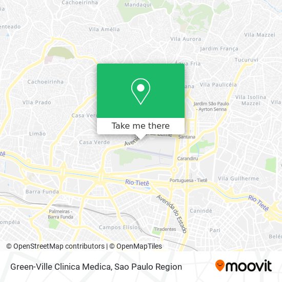 Mapa Green-Ville Clinica Medica