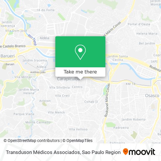 Transduson Médicos Associados map