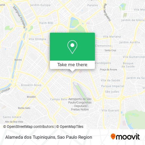 Alameda dos Tupiniquins map