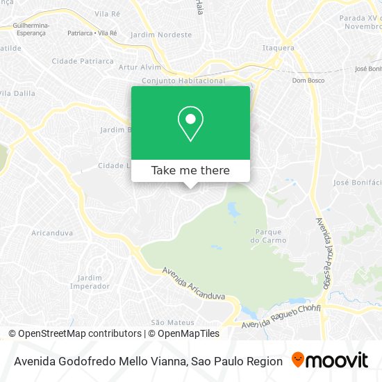 Avenida Godofredo Mello Vianna map