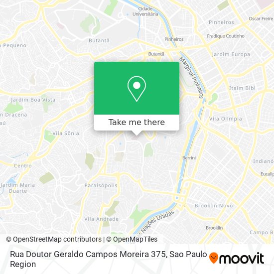 Rua Doutor Geraldo Campos Moreira 375 map