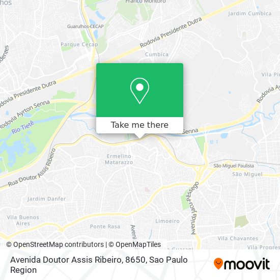 Avenida Doutor Assis Ribeiro, 8650 map