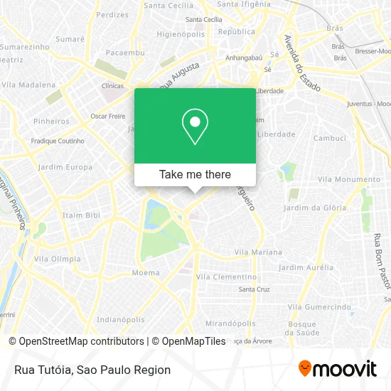Rua Tutóia map