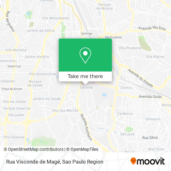 Rua Visconde de Magé map