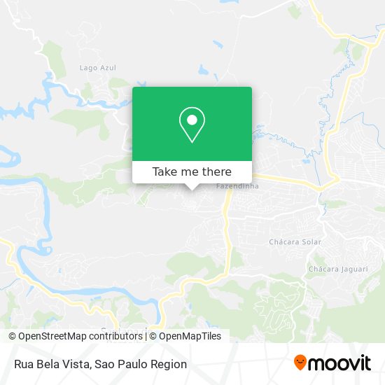 Mapa Rua Bela Vista