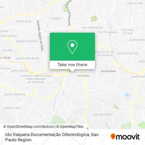 Mapa Ido Itaquera Documentação Odontológica