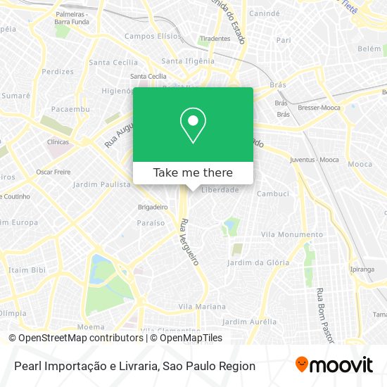 Pearl Importação e Livraria map