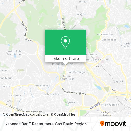 Kabanas Bar E Restaurante map
