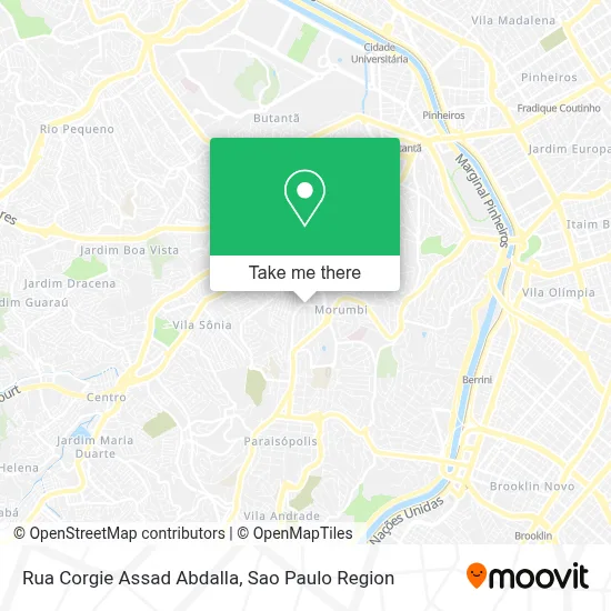 Rua Corgie Assad Abdalla map
