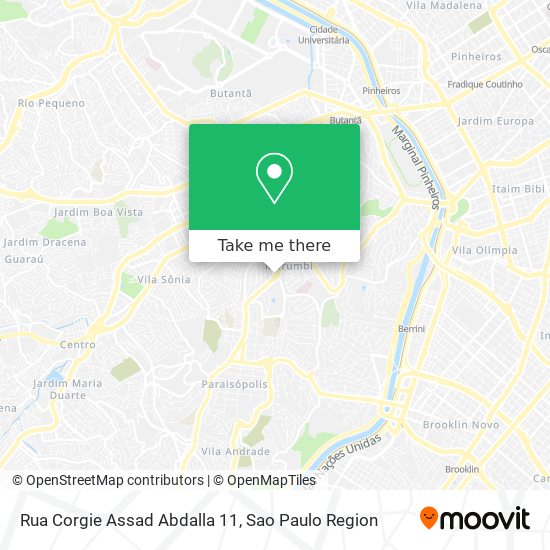 Mapa Rua Corgie Assad Abdalla 11