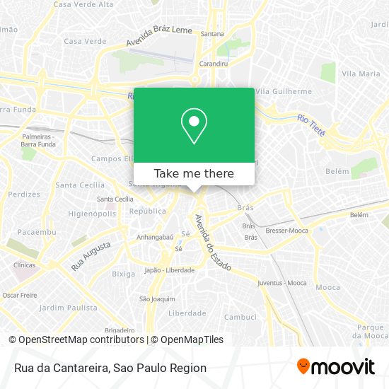 Rua da Cantareira map