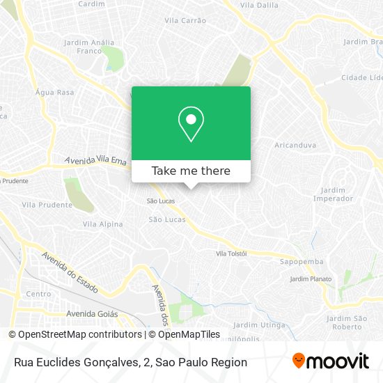 Rua Euclides Gonçalves, 2 map