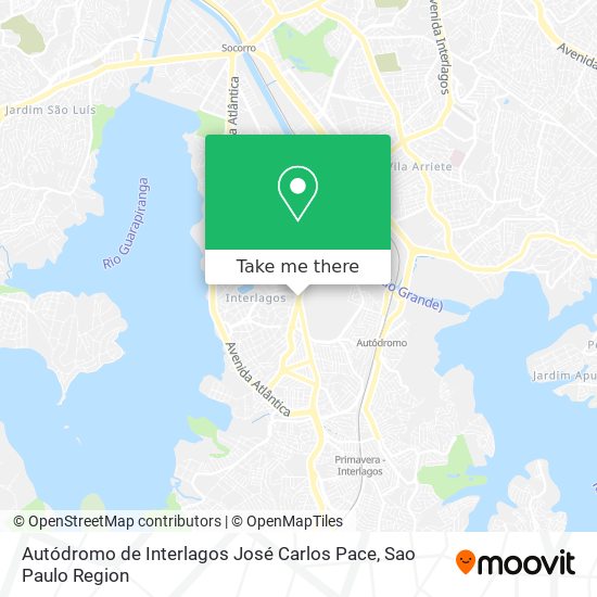 Mapa Autódromo de Interlagos José Carlos Pace