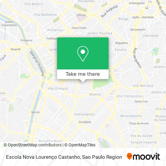 Escola Nova Lourenço Castanho map