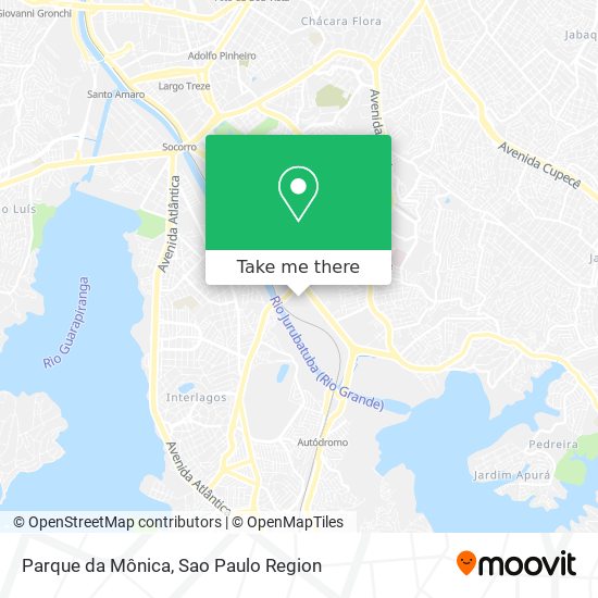 Parque da Mônica map