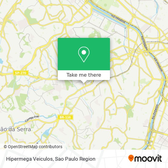 Hipermega Veiculos map