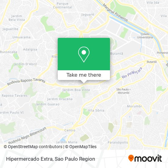 Hipermercado Extra map