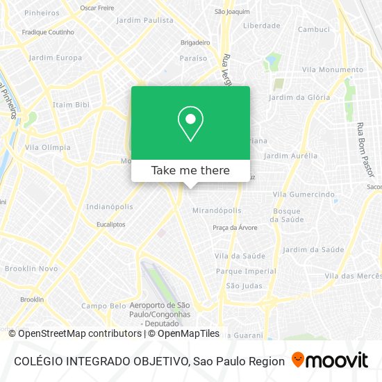 COLÉGIO INTEGRADO OBJETIVO map