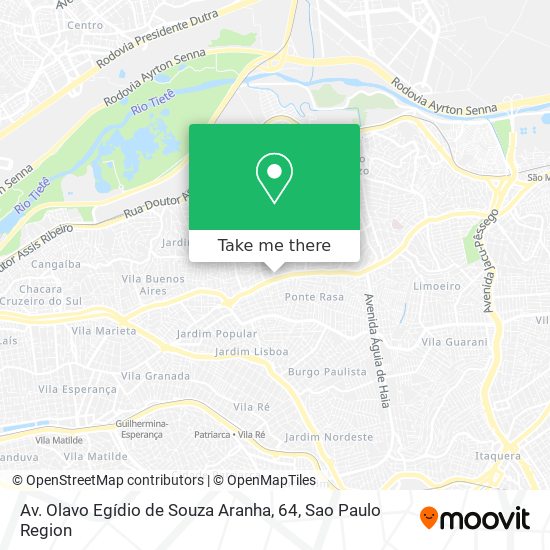 Av. Olavo Egídio de Souza Aranha, 64 map