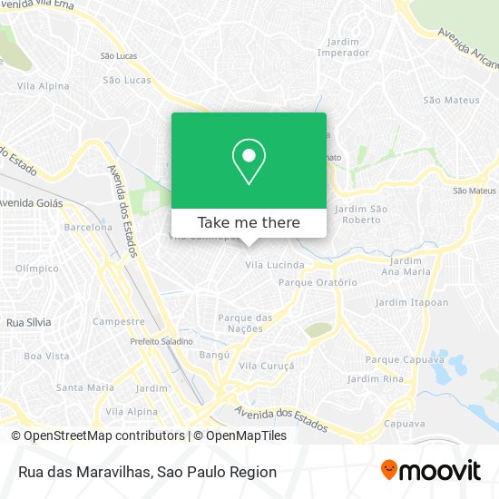 Rua das Maravilhas map