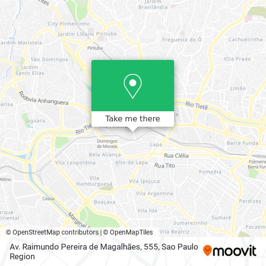 Av. Raimundo Pereira de Magalhães, 555 map