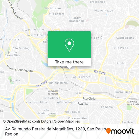 Av. Raimundo Pereira de Magalhães, 1230 map