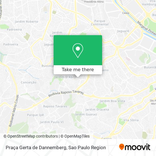 Praça Gerta de Dannemberg map