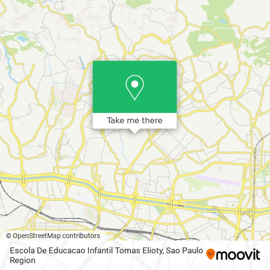 Mapa Escola De Educacao Infantil Tomas Elioty