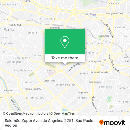 Salomão Zoppi Avenida Angelica 2251 map