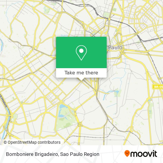 Bomboniere Brigadeiro map
