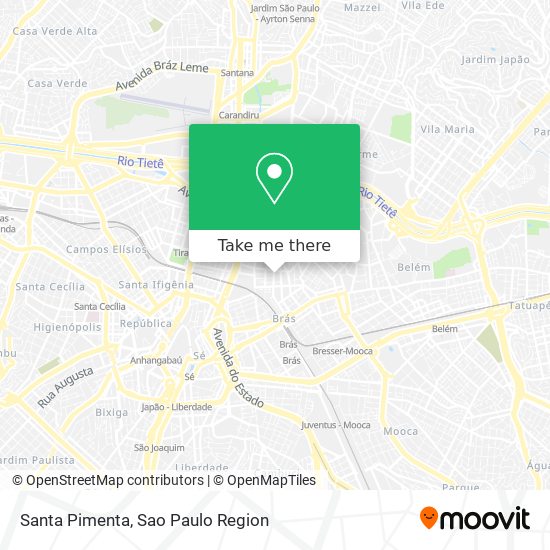 Santa Pimenta map