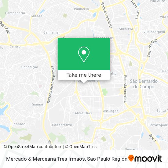 Mercado & Mercearia Tres Irmaos map