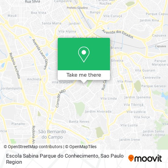 Escola Sabina Parque do Conhecimento map