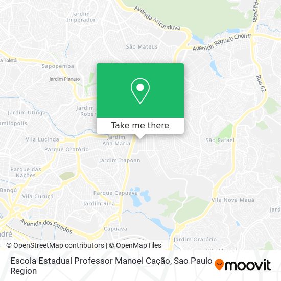 Escola Estadual Professor Manoel Cação map