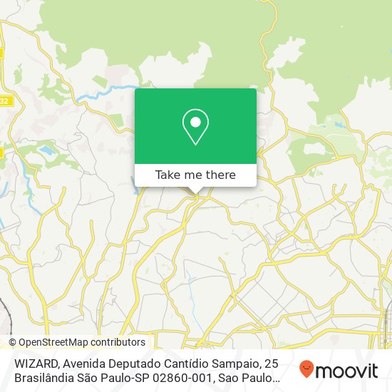 WIZARD, Avenida Deputado Cantídio Sampaio, 25 Brasilândia São Paulo-SP 02860-001 map