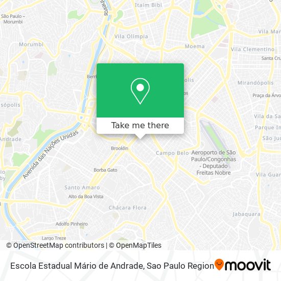 Mapa Escola Estadual Mário de Andrade