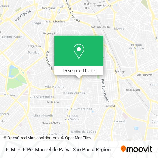 E. M. E. F. Pe. Manoel de Paiva map