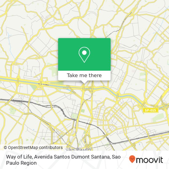 Way of Life, Avenida Santos Dumont Santana map